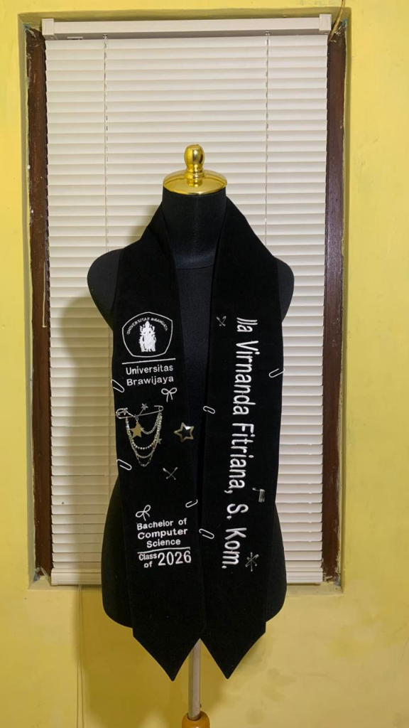 Black Velvet Sash