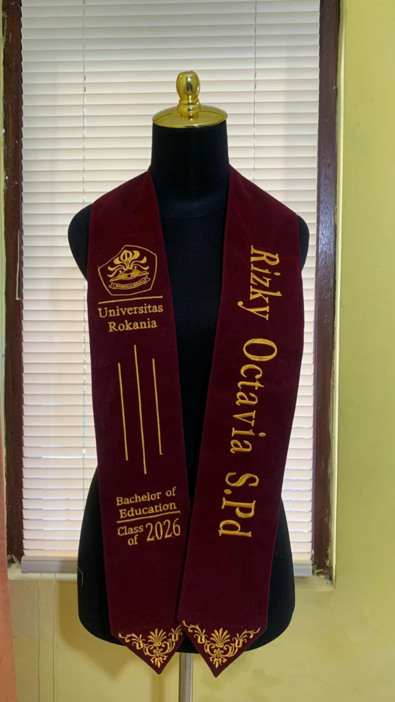 Maroon Velvet Sash